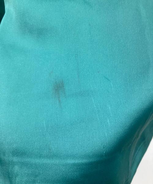 adidas（アディダス）adidas (アディダス) サテンワイドレッグトラックパンツ グリーン サイズ:SIZE Sの古着・服飾アイテム