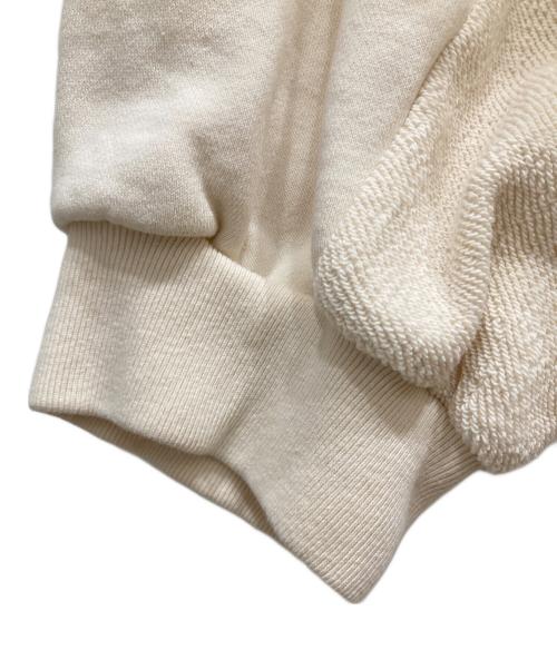 My Beautiful Landlet（マイビューティフルランドレット）My Beautiful Landlet (マイビューティフルランドレット) 30/7度詰め 裏毛 クルーネック プルオーバー アイボリー サイズ:SIZE 1の古着・服飾アイテム