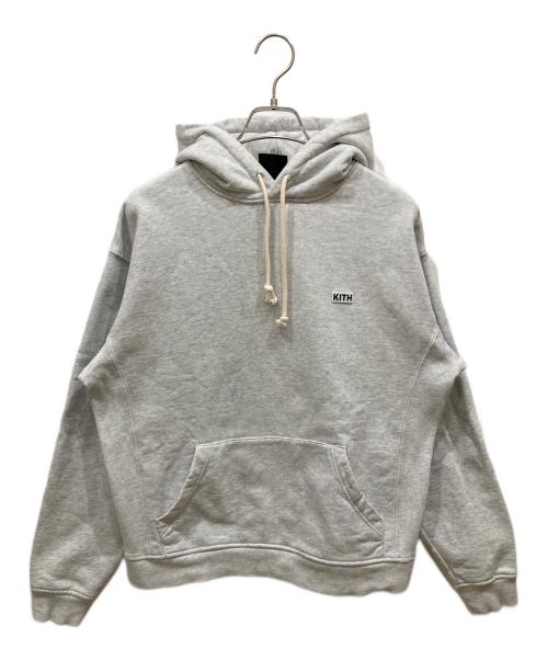KITH（キス）KITH (キス) スモールロゴプルオーバーパーカー グレー サイズ:SIZE Sの古着・服飾アイテム