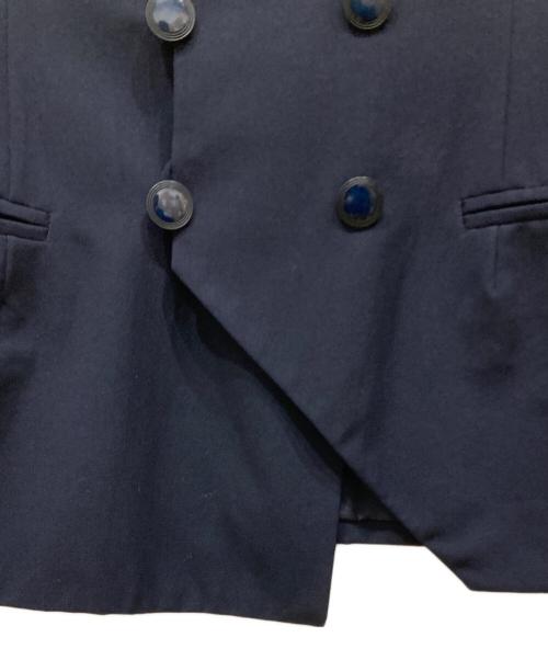 YOHJI YAMAMOTO（ヨウジヤマモト）YOHJI YAMAMOTO (ヨウジヤマモト) ダブルテーラードジャケット ネイビー サイズ:Sの古着・服飾アイテム