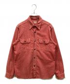 SUGAR CANEシュガーケーン）の古着「WORK SHIRT」｜レッド