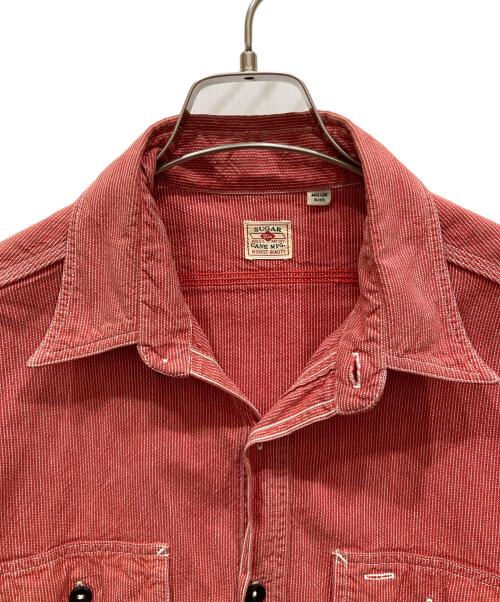 SUGAR CANE（シュガーケーン）SUGAR CANE (シュガーケーン) WORK SHIRT レッド サイズ:SIZE Mの古着・服飾アイテム