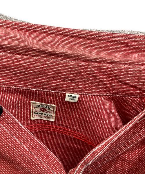 SUGAR CANE（シュガーケーン）SUGAR CANE (シュガーケーン) WORK SHIRT レッド サイズ:SIZE Mの古着・服飾アイテム