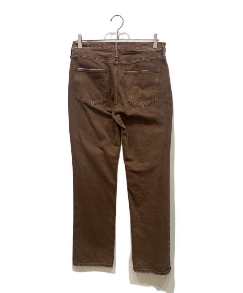 upper hights（アッパーハイツ）upper hights (アッパーハイツ) デニムパンツ ブラウン サイズ:25の古着・服飾アイテム
