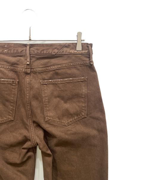 upper hights（アッパーハイツ）upper hights (アッパーハイツ) デニムパンツ ブラウン サイズ:25の古着・服飾アイテム