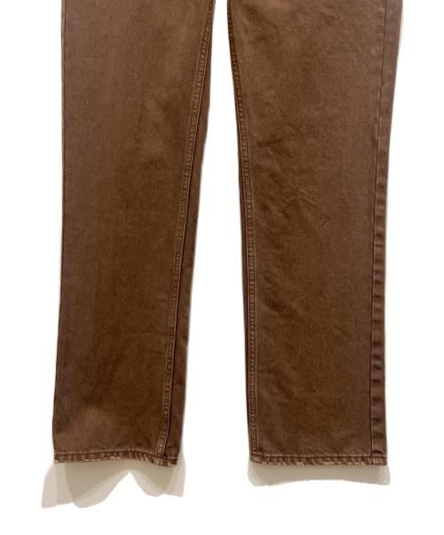 upper hights（アッパーハイツ）upper hights (アッパーハイツ) デニムパンツ ブラウン サイズ:25の古着・服飾アイテム