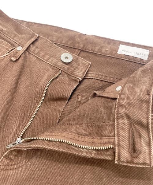 upper hights（アッパーハイツ）upper hights (アッパーハイツ) デニムパンツ ブラウン サイズ:25の古着・服飾アイテム