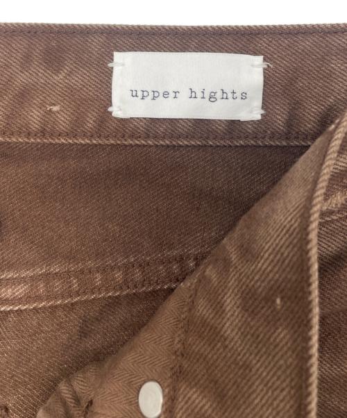 upper hights（アッパーハイツ）upper hights (アッパーハイツ) デニムパンツ ブラウン サイズ:25の古着・服飾アイテム