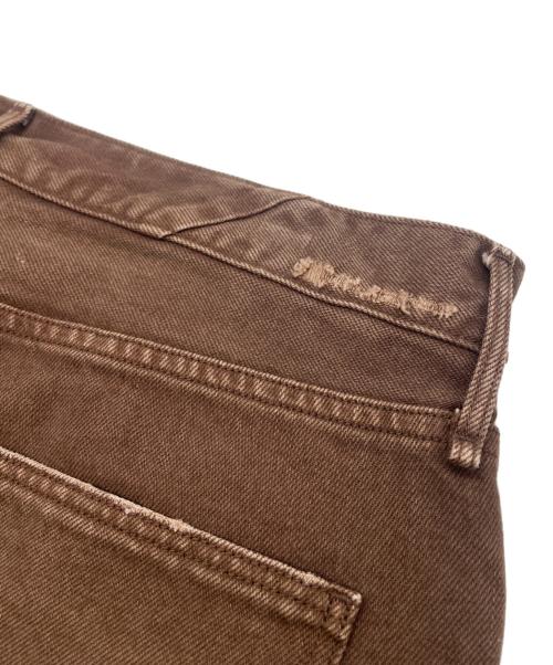 upper hights（アッパーハイツ）upper hights (アッパーハイツ) デニムパンツ ブラウン サイズ:25の古着・服飾アイテム
