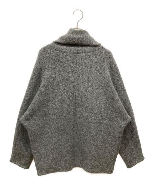 marmors（マルモア）marmors (マルモア) シャギーアルパカガウンカーディガン　	shaggy alpaca gawn cardigan グレー サイズ:SIZE 36の古着・服飾アイテム