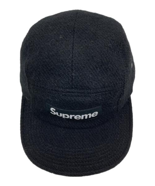 SUPREME（シュプリーム）Supreme (シュプリーム) Harris Tweed (ハリスツイード) CAMPCAP ブラックの古着・服飾アイテム