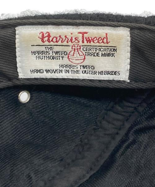 SUPREME（シュプリーム）Supreme (シュプリーム) Harris Tweed (ハリスツイード) CAMPCAP ブラックの古着・服飾アイテム