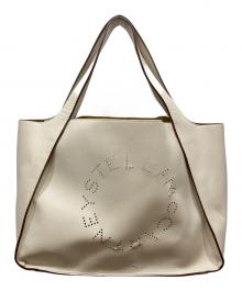 STELLA McCARTNEY（ステラマッカートニー）の古着「パンチングロゴトートバッグ」｜ベージュ