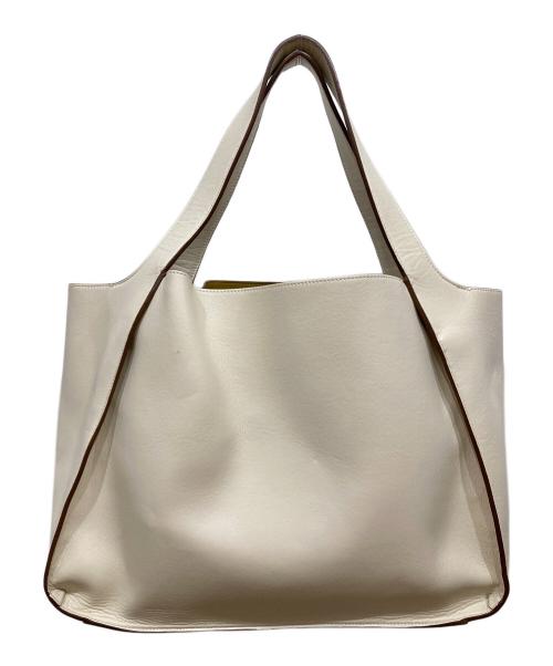 STELLA McCARTNEY（ステラマッカートニー）STELLA McCARTNEY (ステラマッカートニー) パンチングロゴトートバッグ ベージュの古着・服飾アイテム