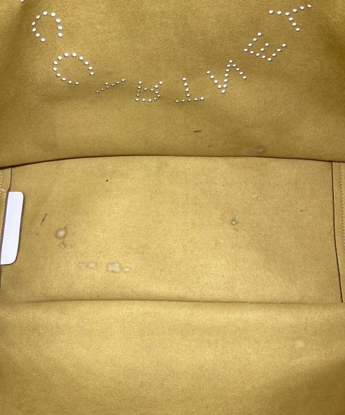 STELLA McCARTNEY（ステラマッカートニー）STELLA McCARTNEY (ステラマッカートニー) パンチングロゴトートバッグ ベージュの古着・服飾アイテム
