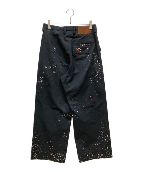 masu（エムエーエスユー）MASU (エムエーエスユー) GALAXY STRAIGHT TROUSERS ブラック サイズ:SIZE 46の古着・服飾アイテム