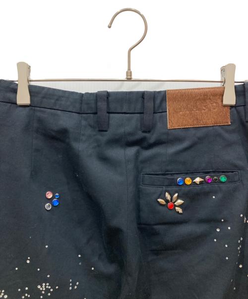 masu（エムエーエスユー）MASU (エムエーエスユー) GALAXY STRAIGHT TROUSERS ブラック サイズ:SIZE 46の古着・服飾アイテム