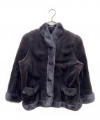 SAGA MINKサガミンク）の古着「ファージャケット」｜パープル