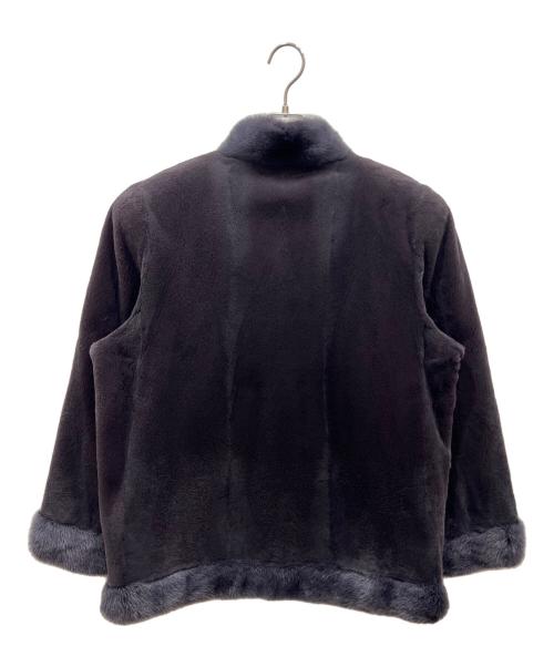 SAGA MINK（サガミンク）SAGA MINK (サガミンク) ファージャケット パープル サイズ:不明の古着・服飾アイテム