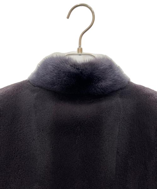 SAGA MINK（サガミンク）SAGA MINK (サガミンク) ファージャケット パープル サイズ:不明の古着・服飾アイテム