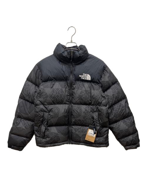 THE NORTH FACE（ザ ノース フェイス）THE NORTH FACE (ザ ノース フェイス) PRINTED 1996 RETRO NUPTSE JACKET グレー×ブラック サイズ:SIZE Sの古着・服飾アイテム