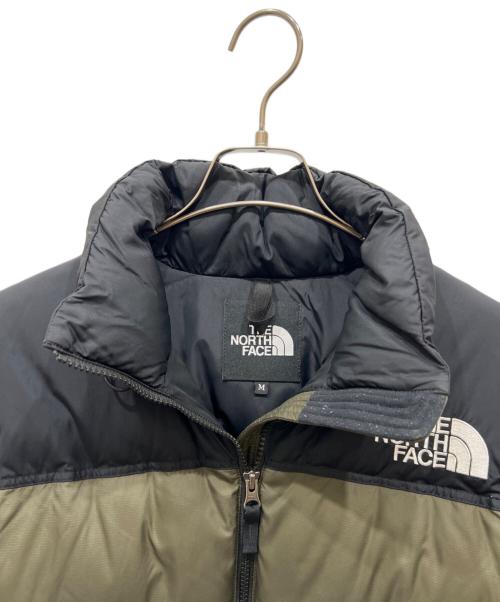 THE NORTH FACE（ザ ノース フェイス）THE NORTH FACE (ザ ノース フェイス) ヌプシダウンジャケット カーキ×ブラック サイズ:SIZE Mの古着・服飾アイテム