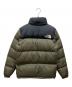 THE NORTH FACE (ザ ノース フェイス) ヌプシダウンジャケット カーキ×ブラック サイズ:SIZE M：15000円