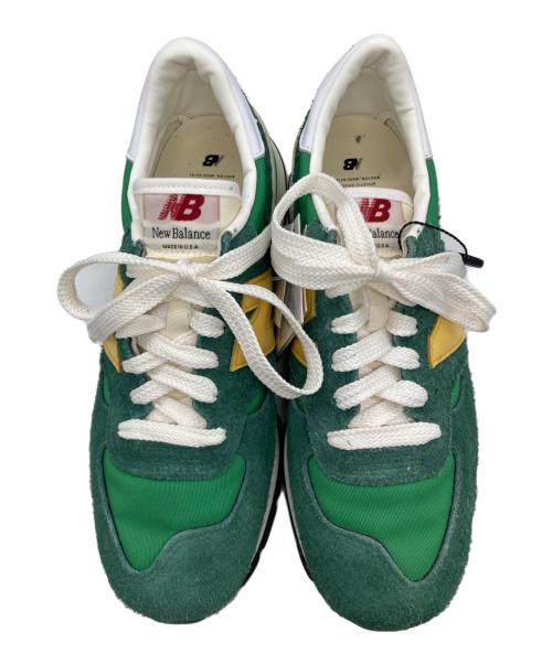 NEW BALANCE（ニューバランス）NEW BALANCE (ニューバランス) ローカットスニーカー グリーン サイズ:SIZE 27cm 未使用品の古着・服飾アイテム