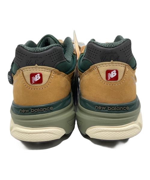 NEW BALANCE（ニューバランス）NEW BALANCE (ニューバランス) ローカットスニーカー ベージュ×グリーン サイズ:SIZE 27cm 未使用品の古着・服飾アイテム