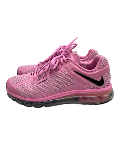 NIKE（ナイキ）NIKE (ナイキ) stussy (ステューシー) Air Max 2013 ピンク サイズ:SIZE 27cmの古着・服飾アイテム