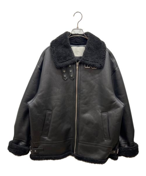 AP STUDIO（エーピーストゥディオ）AP STUDIO (エーピーストゥディオ) Dunst (ダンスト) 別注ボアライダースコート　boa riders CT ブラック サイズ:SIZE Freeの古着・服飾アイテム