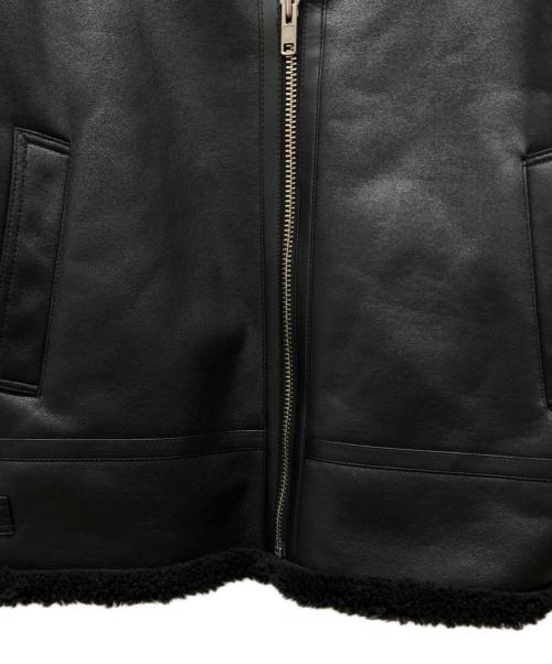 AP STUDIO（エーピーストゥディオ）AP STUDIO (エーピーストゥディオ) Dunst (ダンスト) 別注ボアライダースコート　boa riders CT ブラック サイズ:SIZE Freeの古着・服飾アイテム