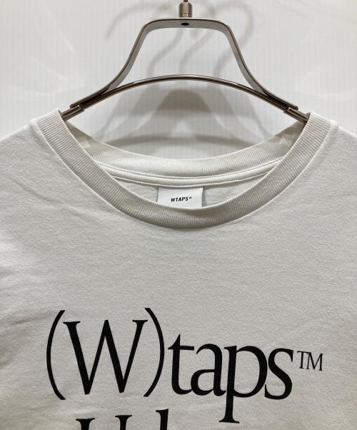WTAPS（ダブルタップス）WTAPS (ダブルタップス) Urban Territory ロゴ クルーネック Tシャツ ホワイト サイズ:SIZE 03の古着・服飾アイテム