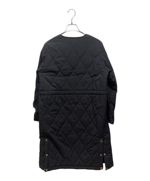 23区（ニジュウサンク）23区 (ニジュウサンク) 撥水加工 中綿 ロング パディング アウター ブラック サイズ:SIZE 38の古着・服飾アイテム