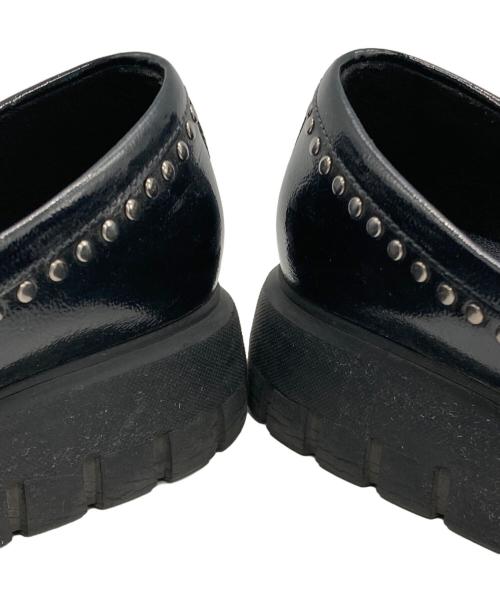 Gabor（ガボール）Gabor (ガボール) スタッズローファー ブラック サイズ:SIZE 22.5cmの古着・服飾アイテム