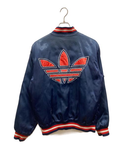 adidas（アディダス）adidas (アディダス) ナイロンジャケット ネイビー サイズ:SIZE Mの古着・服飾アイテム