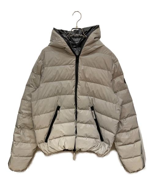 DUVETICA（デュベティカ）DUVETICA (デュベティカ) HYDROGEN (ハイドロゲン) リフレクターシェルダウンジャケット グレー サイズ:SIZE 56の古着・服飾アイテム