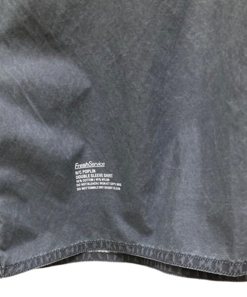 FreshService（フレッシュサービス）FreshService (フレッシュサービス) DOUBLE SLEEVE SHIRT ネイビー サイズ:SIZE Lの古着・服飾アイテム
