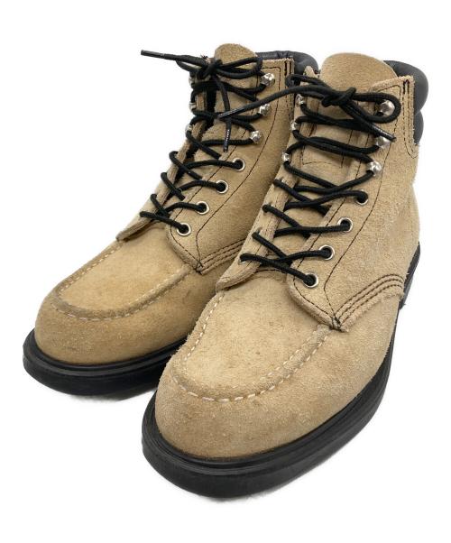 RED WING（レッドウィング）RED WING (レッドウィング) スウェードブーツ　SUPERSOLE ベージュ サイズ:SIZE 25.5cmの古着・服飾アイテム