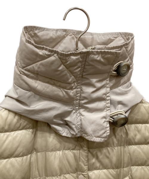 MONCLER（モンクレール）MONCLER (モンクレール) SACHIYO 切替ダウンコート アイボリー サイズ:1の古着・服飾アイテム