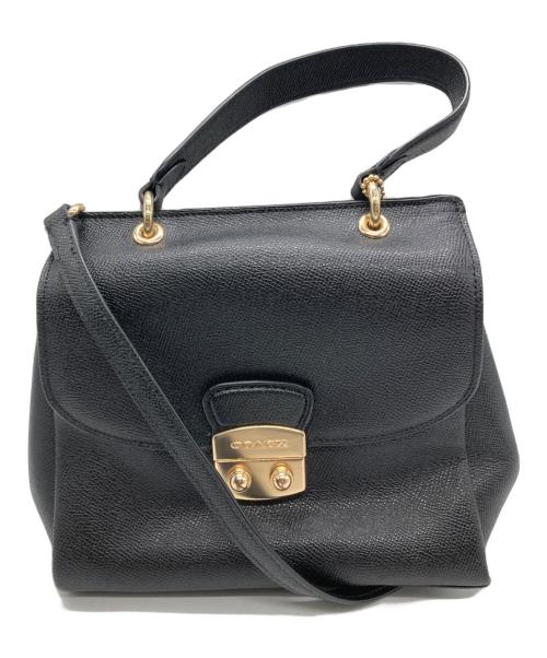 COACH（コーチ）COACH (コーチ) 2WAYショルダーバッグ ブラックの古着・服飾アイテム