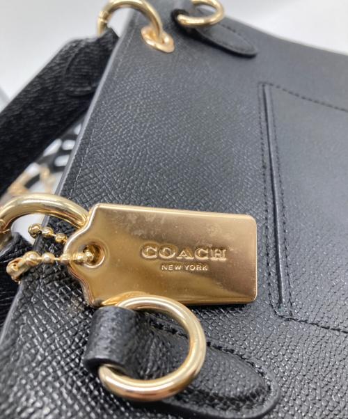 COACH（コーチ）COACH (コーチ) 2WAYショルダーバッグ ブラックの古着・服飾アイテム