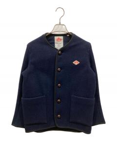 中古・古着通販】DANTON (ダントン) ノーカラージャケット ネイビー