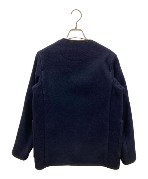 DANTON（ダントン）DANTON (ダントン) ウールモッサノーカラーブルゾン ネイビー サイズ:SIZE 34の古着・服飾アイテム