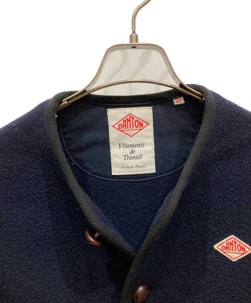 DANTON（ダントン）DANTON (ダントン) ウールモッサノーカラーブルゾン ネイビー サイズ:SIZE 34の古着・服飾アイテム