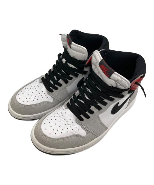 NIKE（ナイキ）NIKE (ナイキ) ハイカットスニーカー グレー×レッド サイズ:SIZE 28cmの古着・服飾アイテム