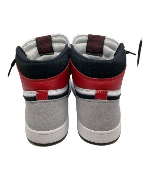 NIKE（ナイキ）NIKE (ナイキ) ハイカットスニーカー グレー×レッド サイズ:SIZE 28cmの古着・服飾アイテム