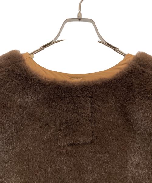 etsinta（エシンタ）etsinta (エシンタ) ファー切替ジャケット オリーブ サイズ:FREEの古着・服飾アイテム