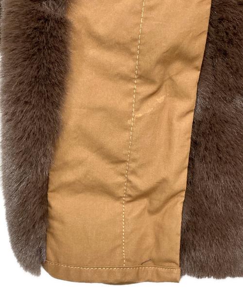 etsinta（エシンタ）etsinta (エシンタ) ファー切替ジャケット オリーブ サイズ:FREEの古着・服飾アイテム