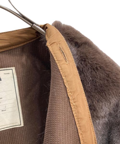 etsinta（エシンタ）etsinta (エシンタ) ファー切替ジャケット オリーブ サイズ:FREEの古着・服飾アイテム